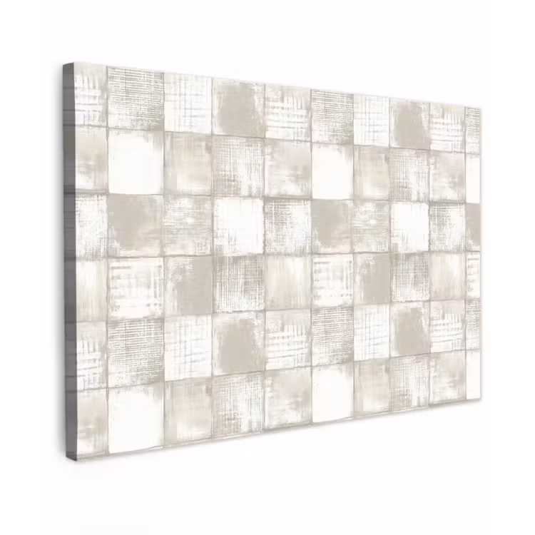 Canvas schilderij - Tegel - Patroon - Verweerd — 1
