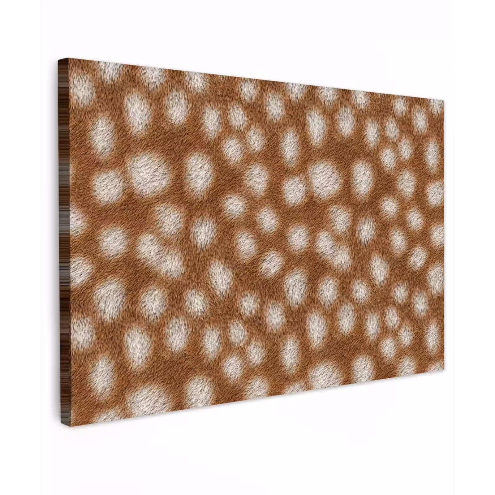 Canvas schilderij - Hert - Bruin - Vacht — 1