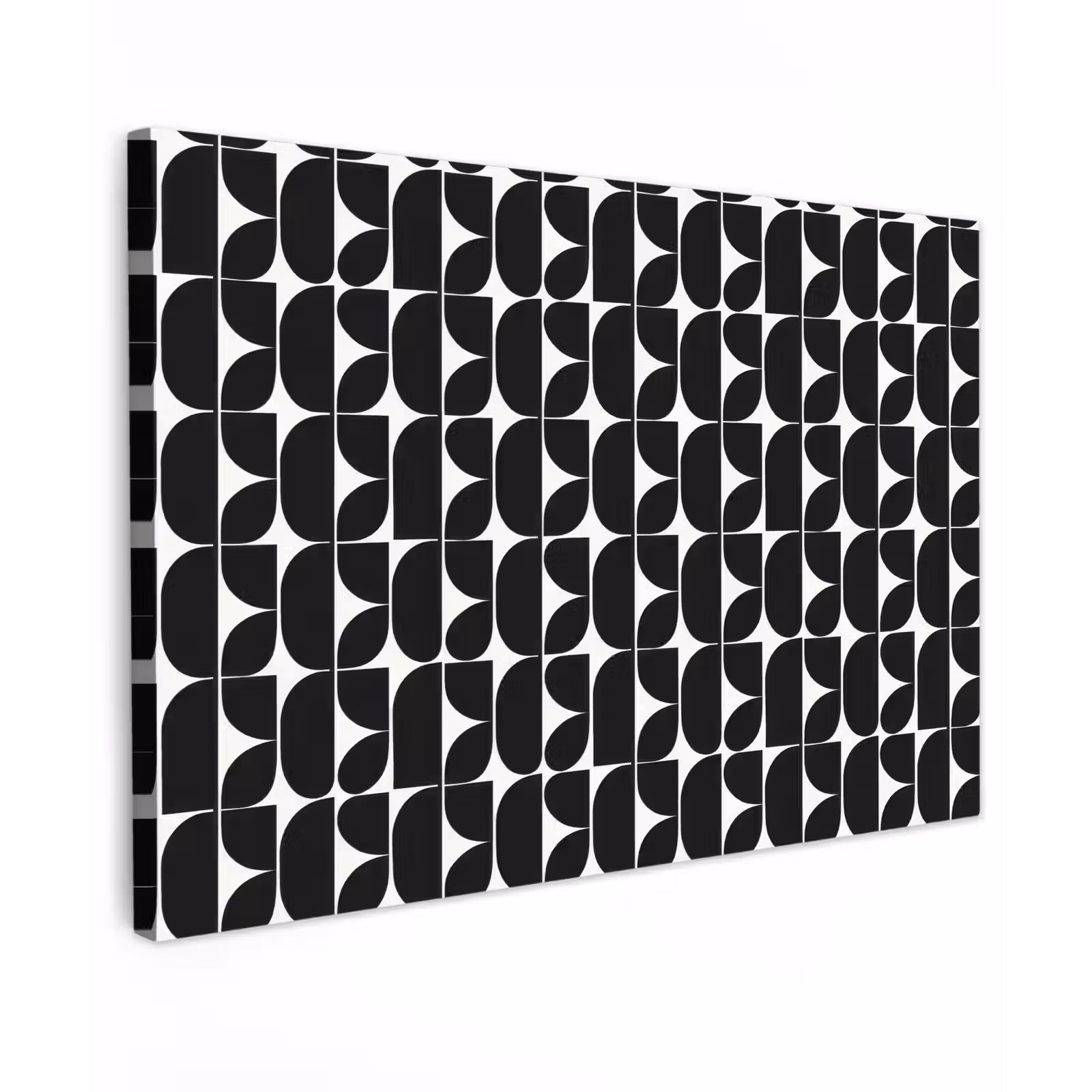 Canvas schilderij - Modern - Geometrisch - Zwart — 1