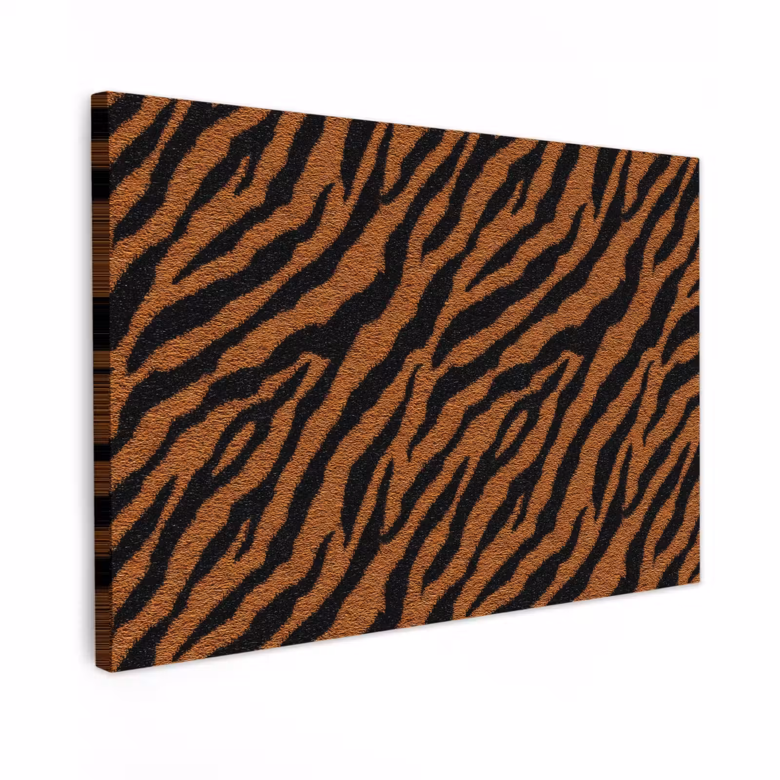 Canvas schilderij - Tijger - Zwart - Vacht — 1