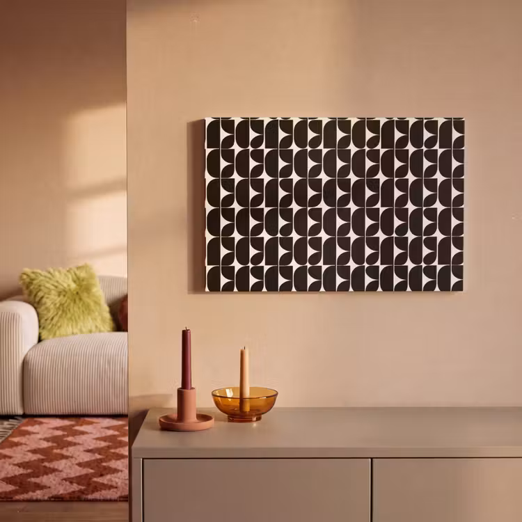 Canvas schilderij - Modern - Geometrisch - Zwart — 2