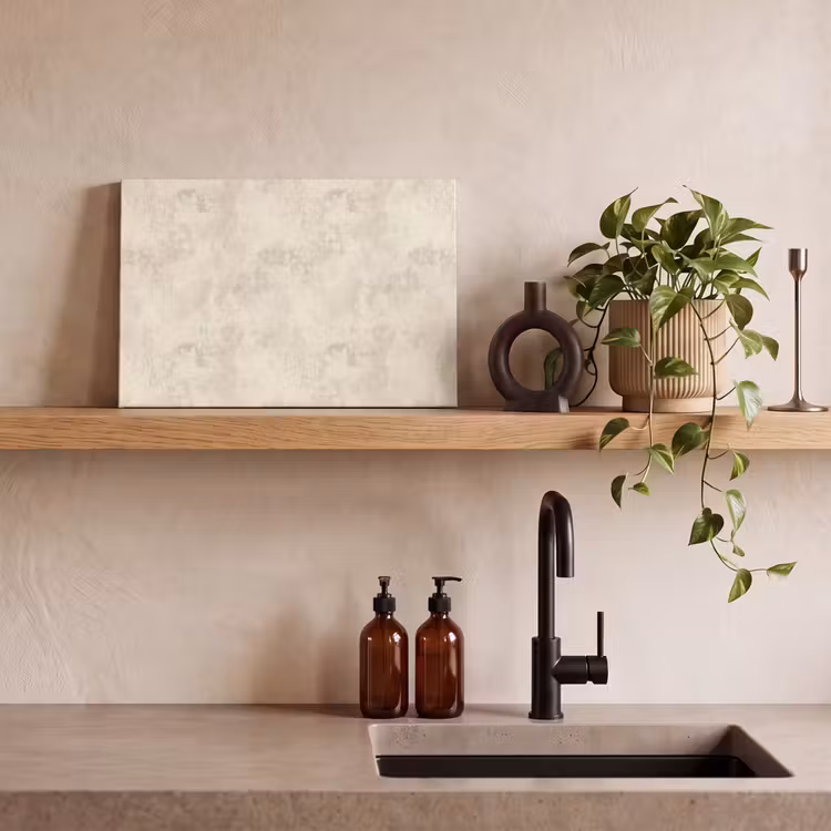 Canvas schilderij - Patroon - Organisch - Beige — 3