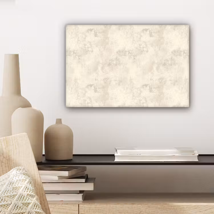 Canvas schilderij - Patroon - Organisch - Beige — 5