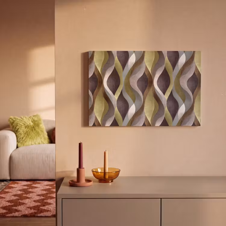 Canvas schilderij - Retro - Banen - Kleurrijk — 2