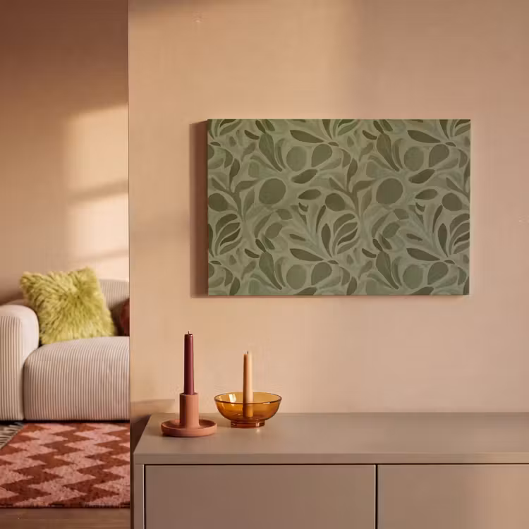 Canvas schilderij - Sereen - Bladeren - Groen — 2
