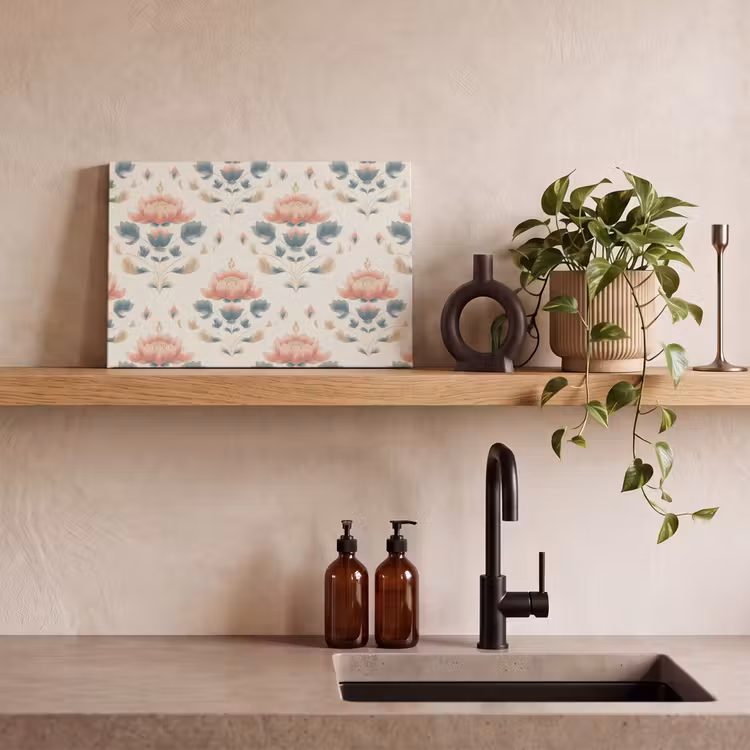 Canvas schilderij - Lotus - Bloemen - Roze — 3