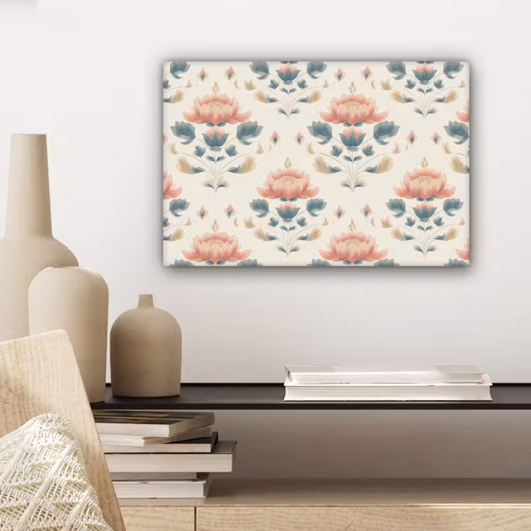 Canvas schilderij - Lotus - Bloemen - Roze — 5