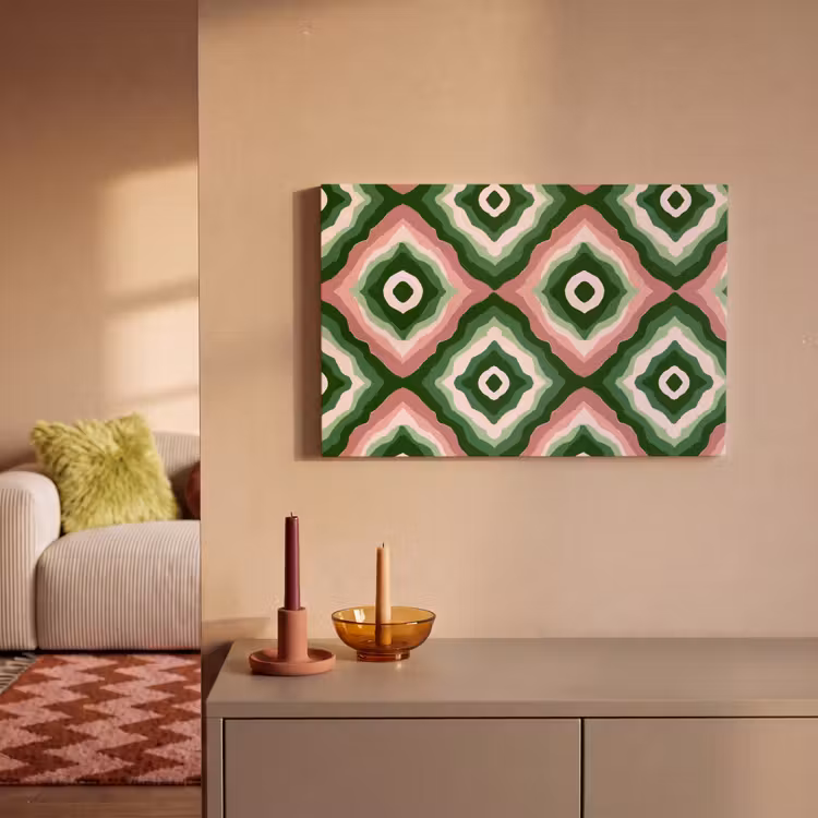 Canvas schilderij - Ontwerp - Organisch - Kleurrijk — 2