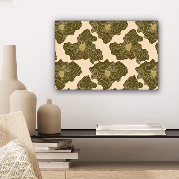 Canvas schilderij - Modern - Abstract - Groen — 5