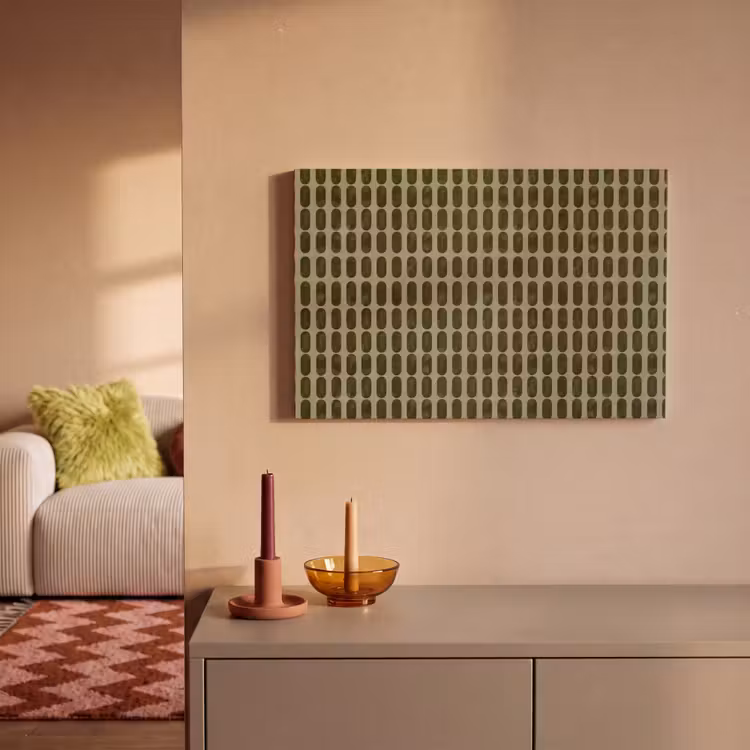 Canvas schilderij - Ritmisch - Effect - Groen — 2