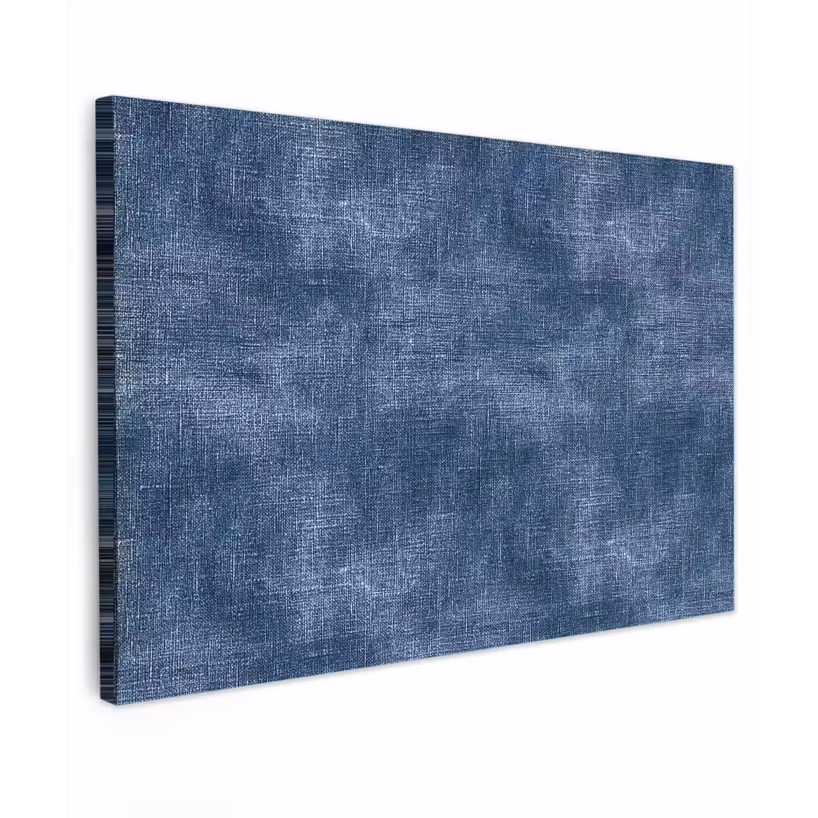 Canvas schilderij - Linnen - Textuur - Patroon - Denim - Rustiek — 1