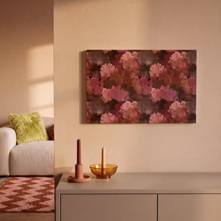 Canvas schilderij - Koraal - Textuur - Kleurrijk — 2