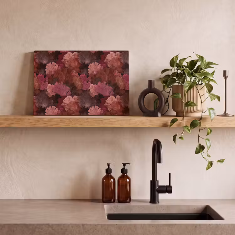 Canvas schilderij - Koraal - Textuur - Kleurrijk — 3