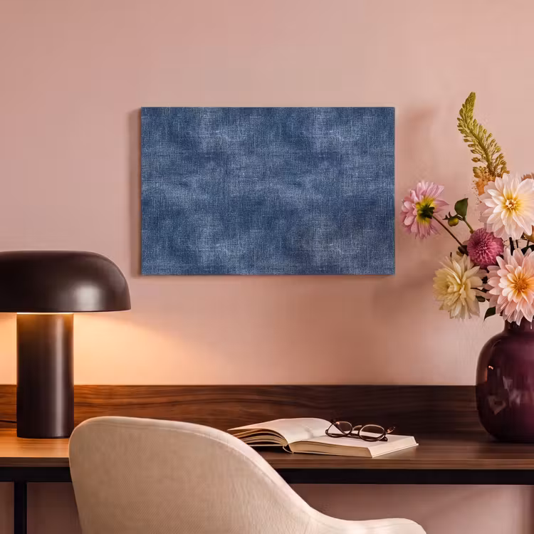 Canvas schilderij - Linnen - Textuur - Patroon - Denim - Rustiek — 4