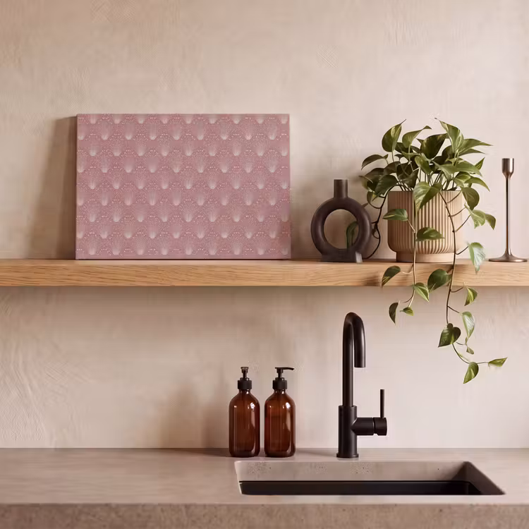 Canvas schilderij - Trendy - Patroon - Roze — 3