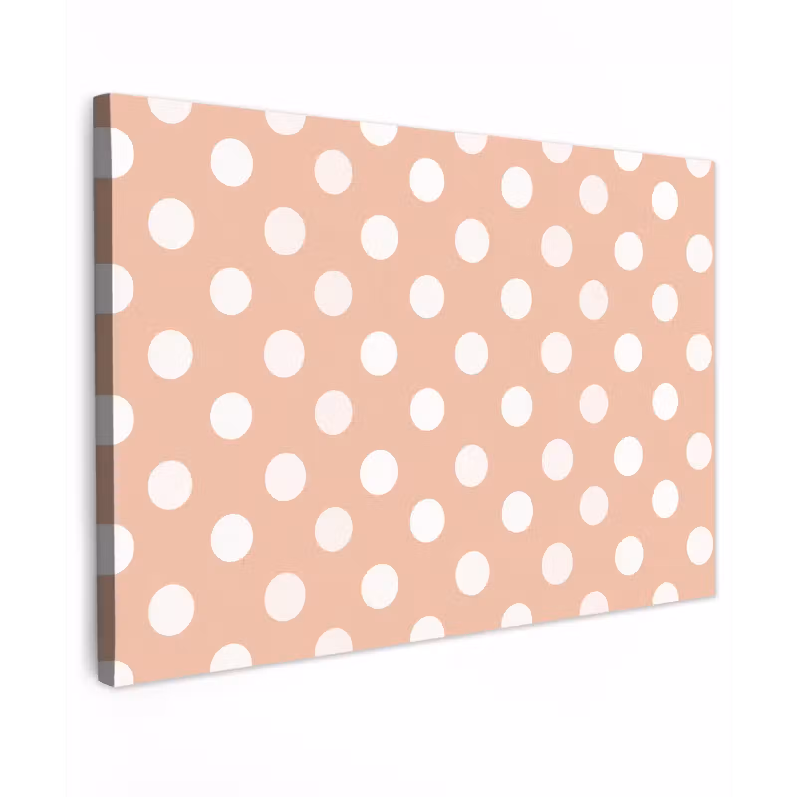Canvas schilderij - Klassiek - Polka - Perzik — 1