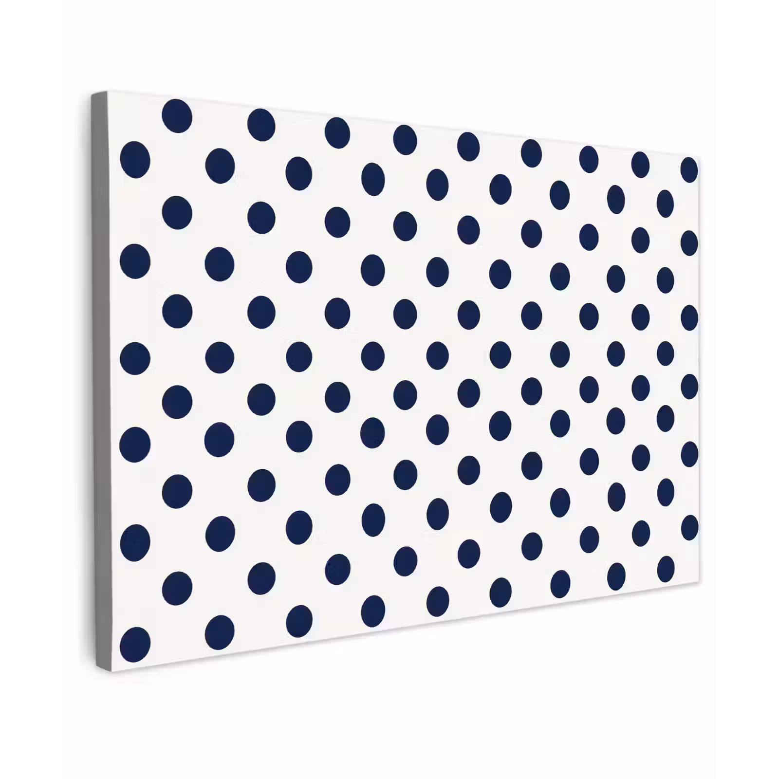 Canvas schilderij - Klassiek - Stippen - Blauw — 1