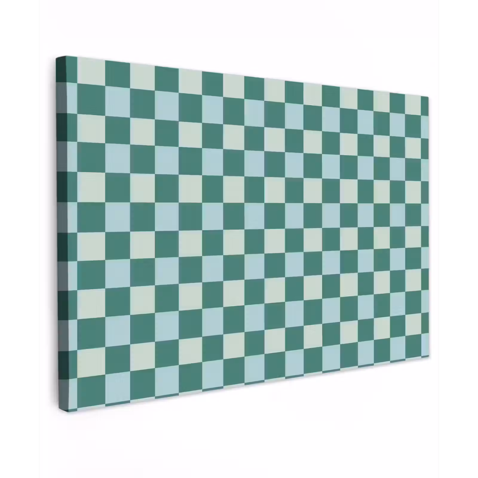 Canvas schilderij - Schaak - Klassiek - Groen — 1