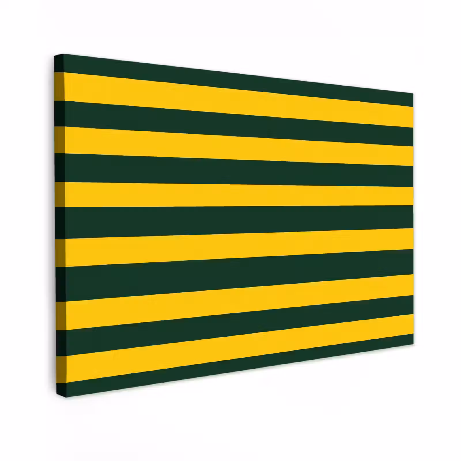 Canvas schilderij - Klassiek - Strepen - Groen — 1