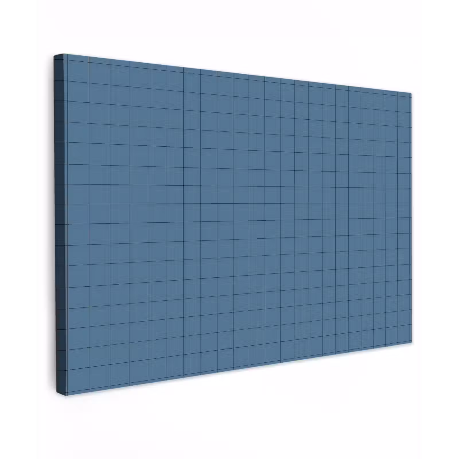 Canvas schilderij - Ruiten - Geometrisch - Blauw — 1