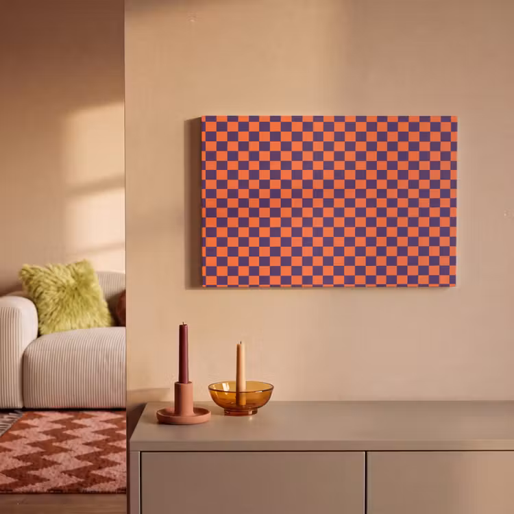 Canvas schilderij - Patroon - Klassiek - Paars — 2