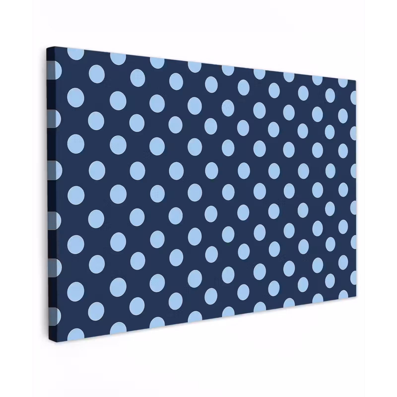 Canvas schilderij - Klassiek - Dots - Blauw — 1