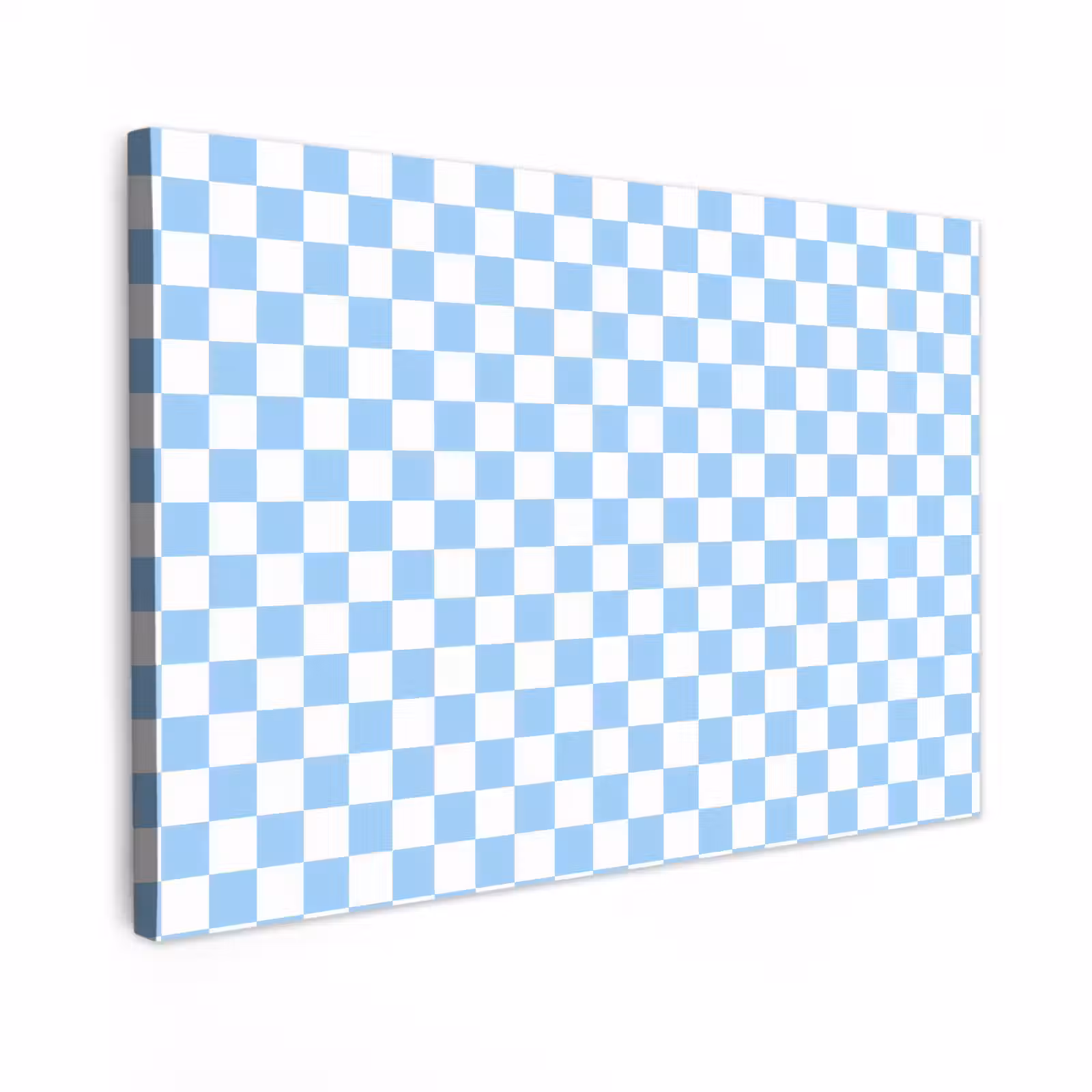 Canvas schilderij - Schaakbord - Klassiek - Blauw — 1
