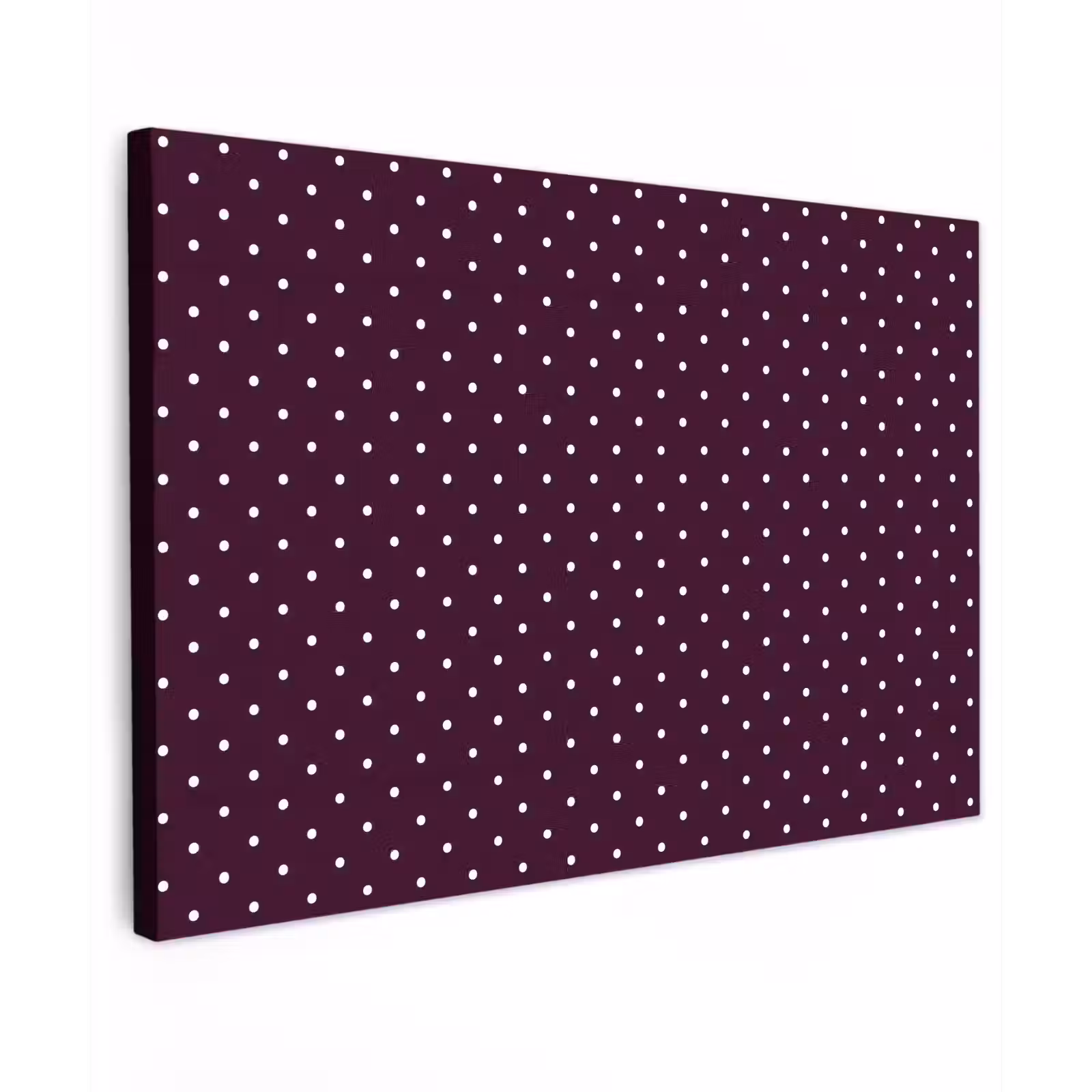 Canvas schilderij - Stippen - Modern - Paars — 1