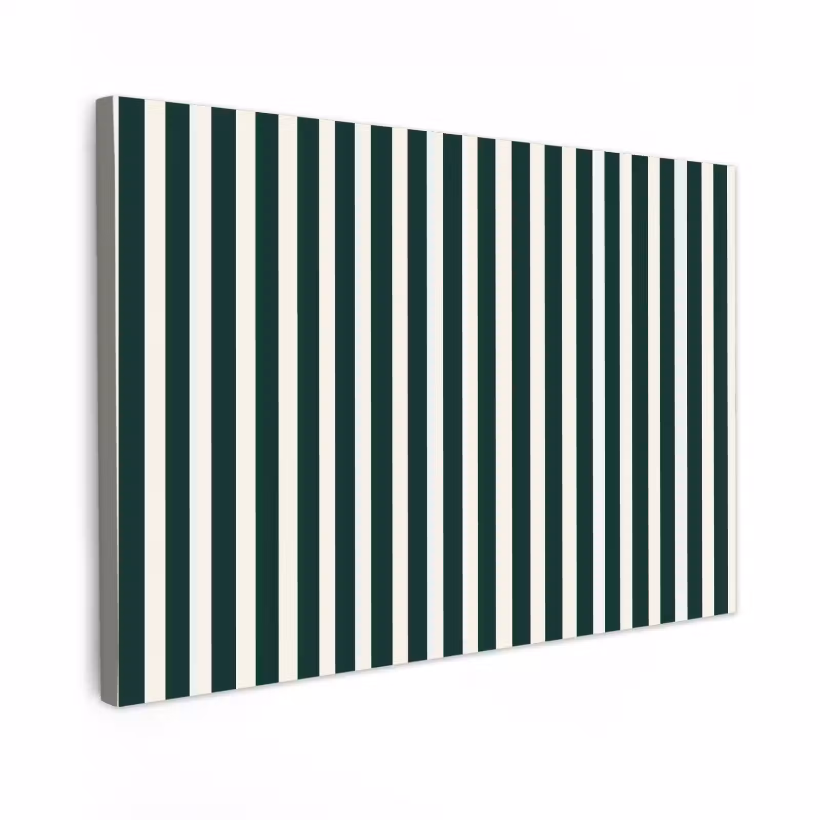 Canvas schilderij - Strepen - Klassiek - Groen — 1