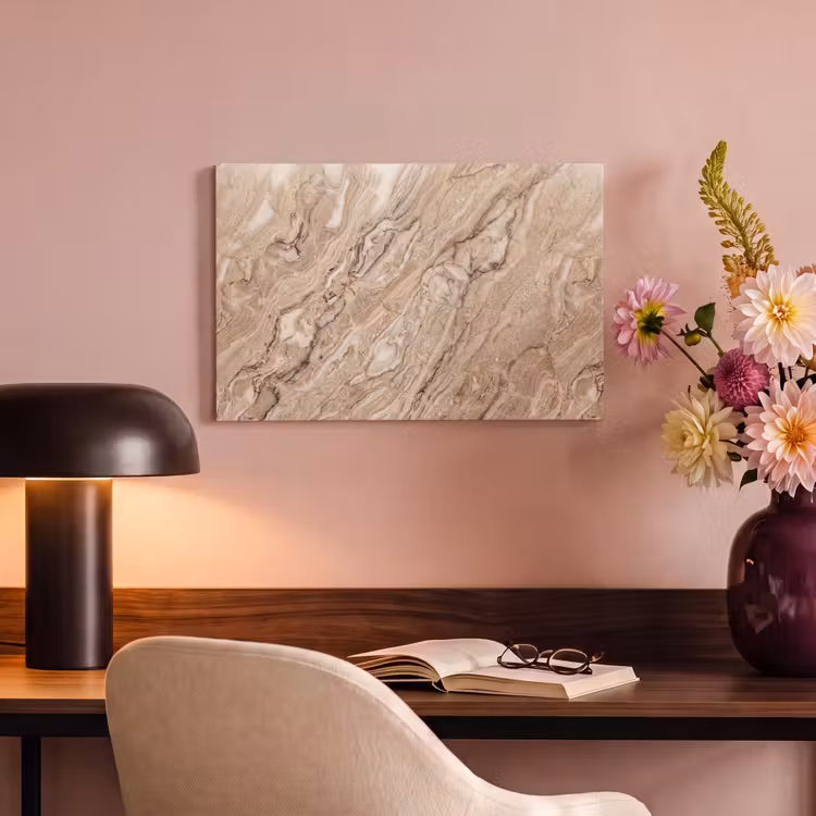 Canvas schilderij - Textuur - Aders - Abstract - Modern - Beige — 3