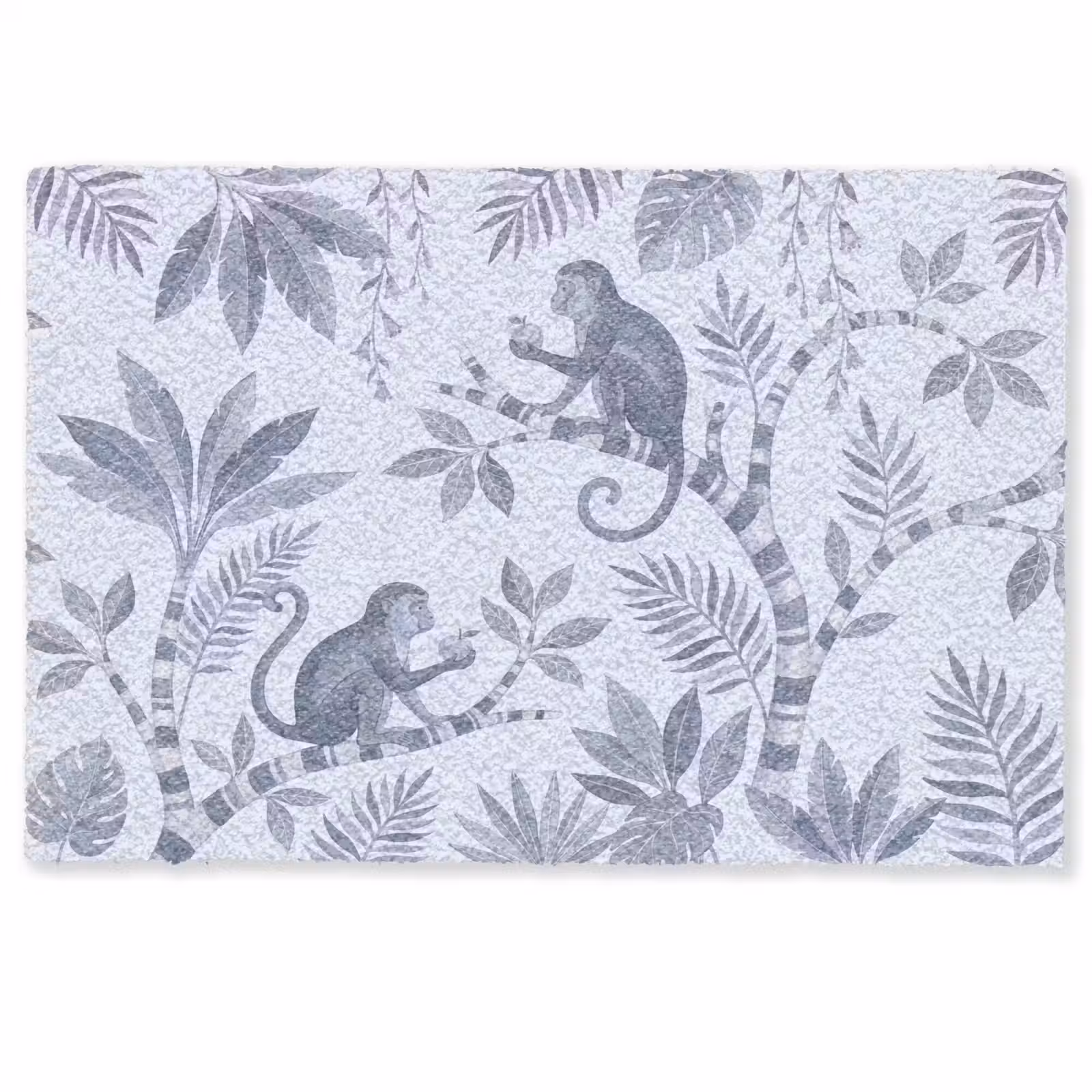Deurmat - Aap - Boom - Bladeren - Jungle - Illustratie — 1