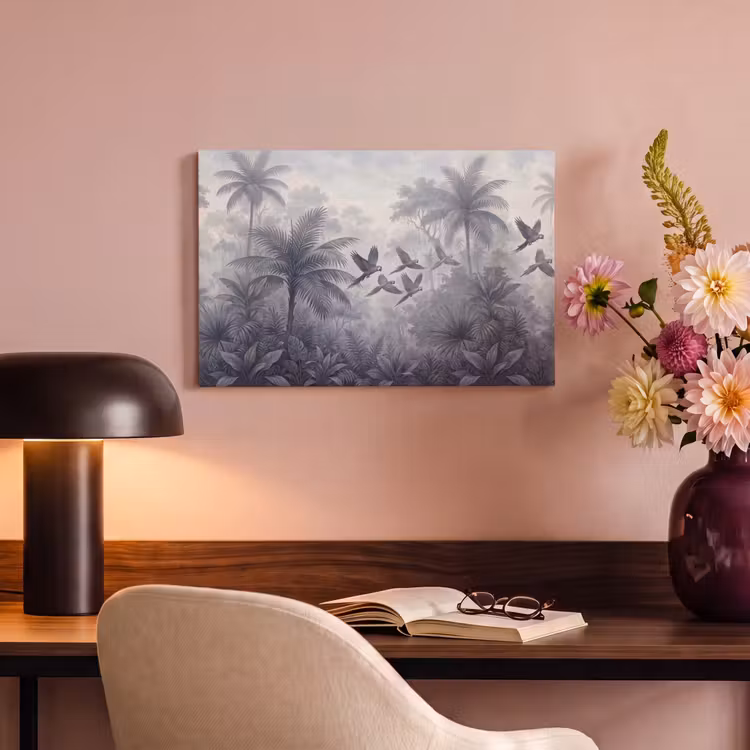 Canvas schilderij - Vogel - Vliegend - Jungle - Vintage - Dieren — 3