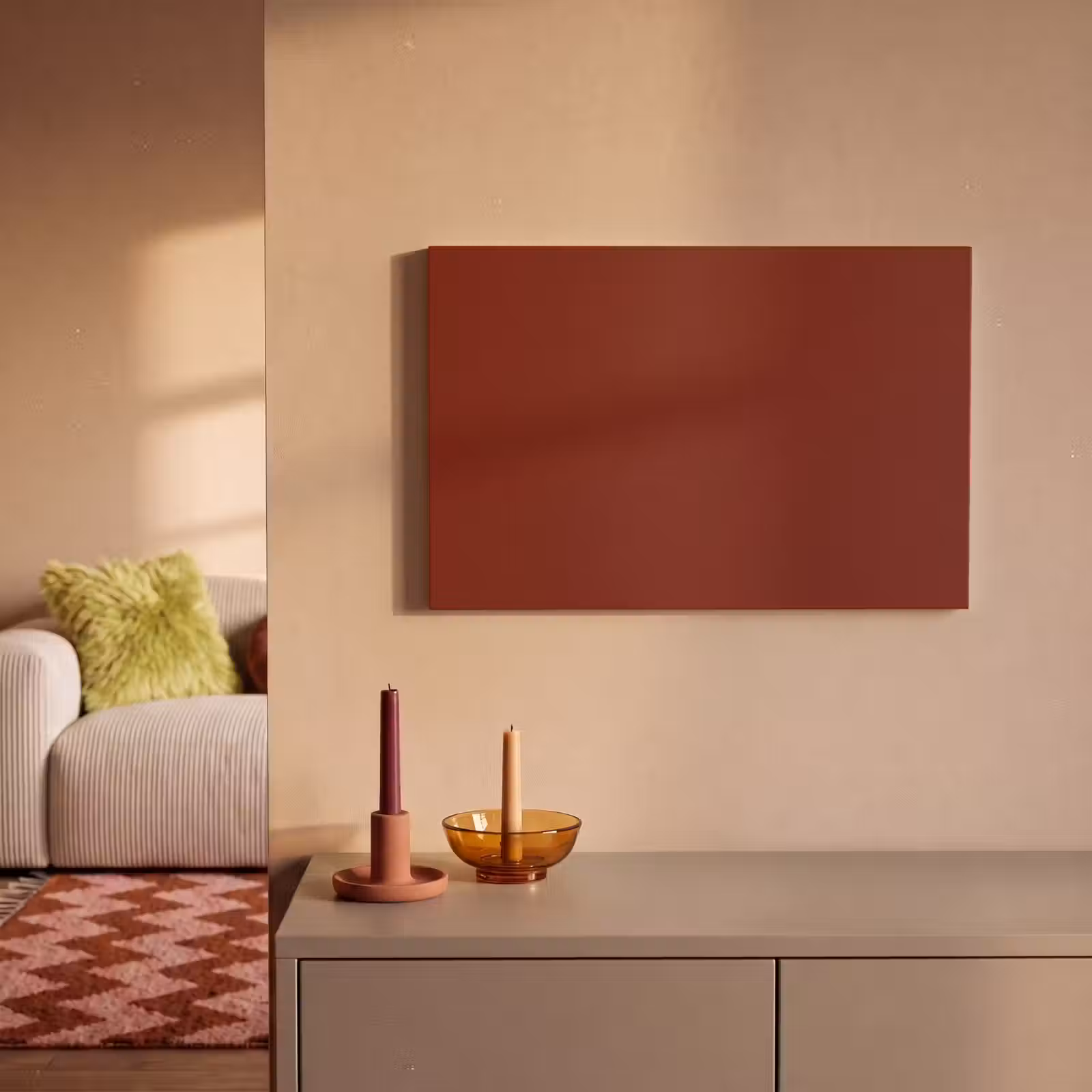 Canvas schilderij - Rustic - Terracotta - Rood — 1