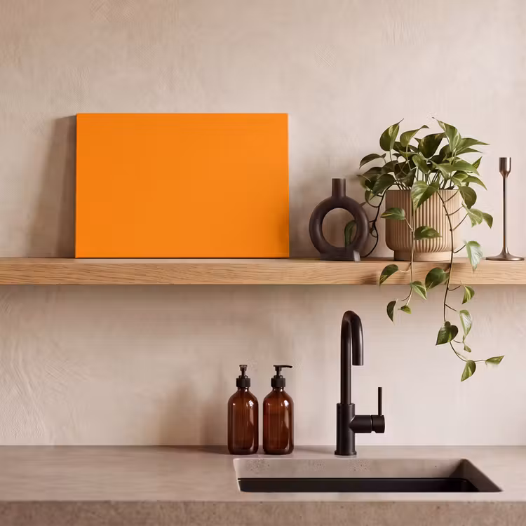 Canvas schilderij - Marigold - Glow - Oranje — 2