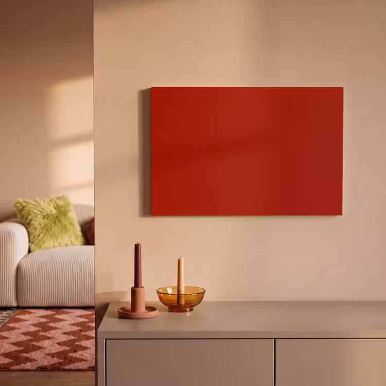 Canvas schilderij - Oxblood - Maroon - Rood — 1