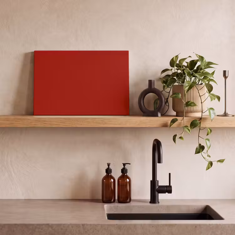 Canvas schilderij - Oxblood - Maroon - Rood — 2