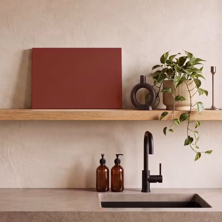 Canvas schilderij - Rustic - Terracotta - Rood — 2