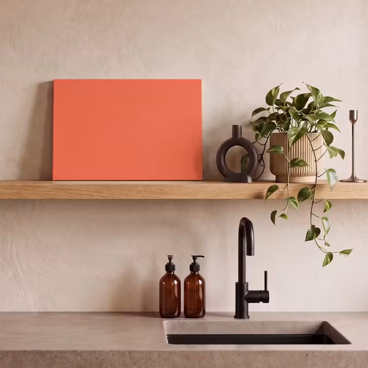 Canvas schilderij - Sunset - Salmon - Oranje — 2
