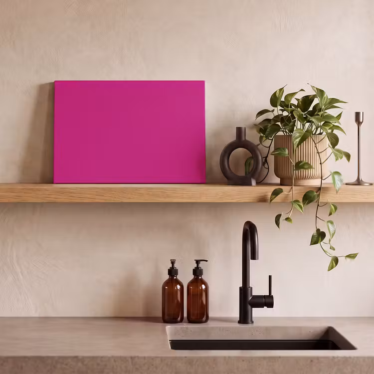 Canvas schilderij - Velvet - Magenta - Roze — 2
