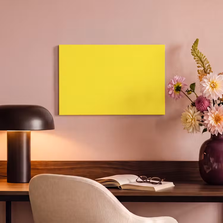Canvas schilderij - Soft - Custard - Geel — 3
