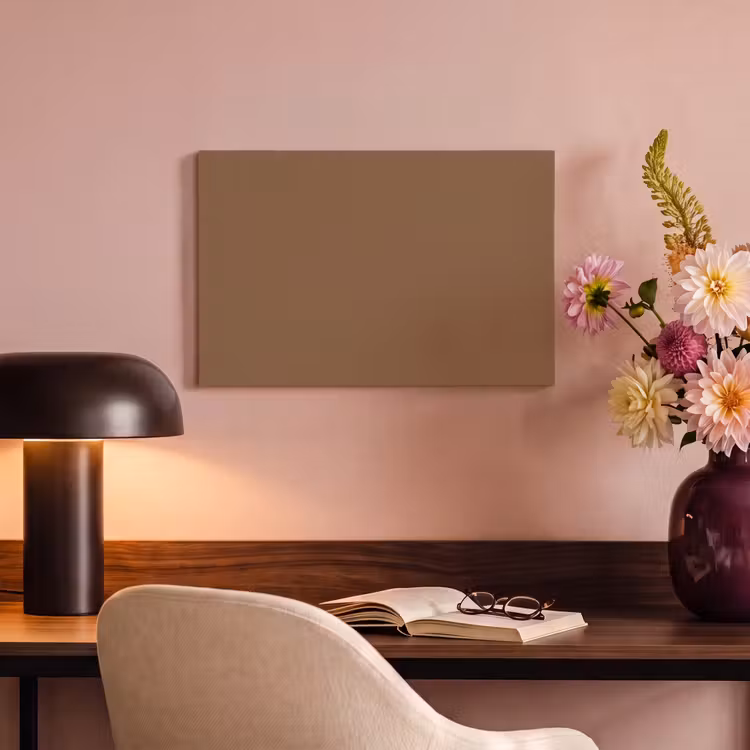 Canvas schilderij - Soft - Walnut - Bruin — 3