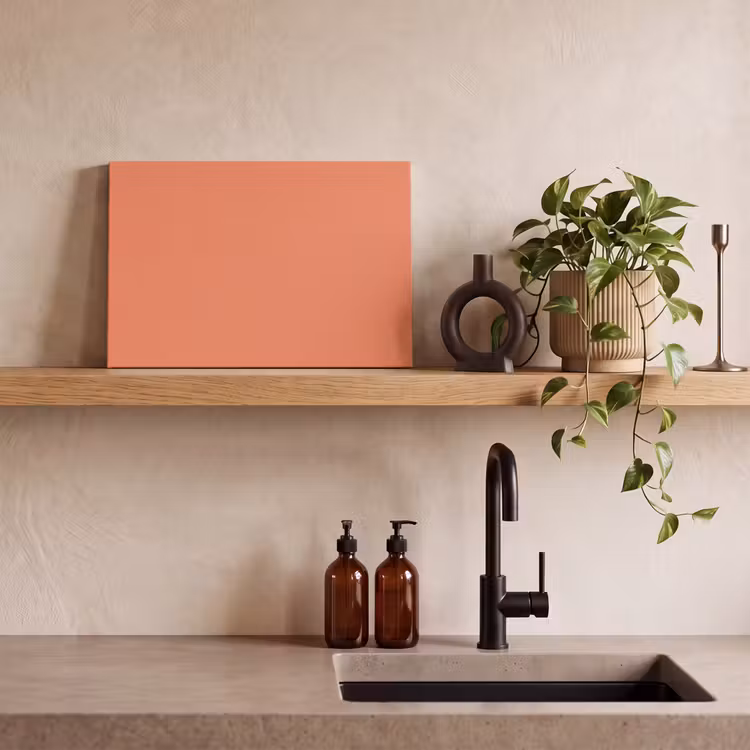 Canvas schilderij - Warm - Clay - Terracotta — 2