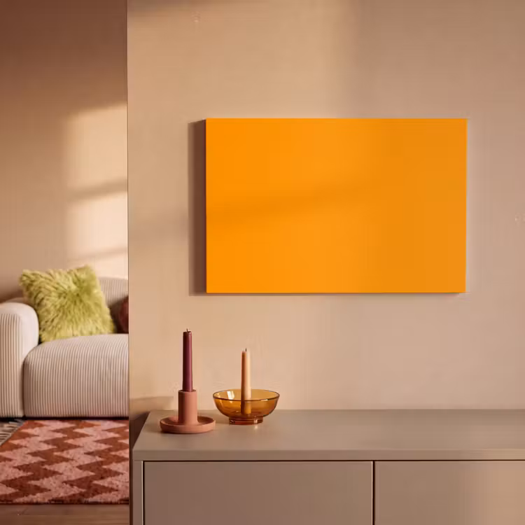 Canvas schilderij - Warm - Ochre - Oranje — 1