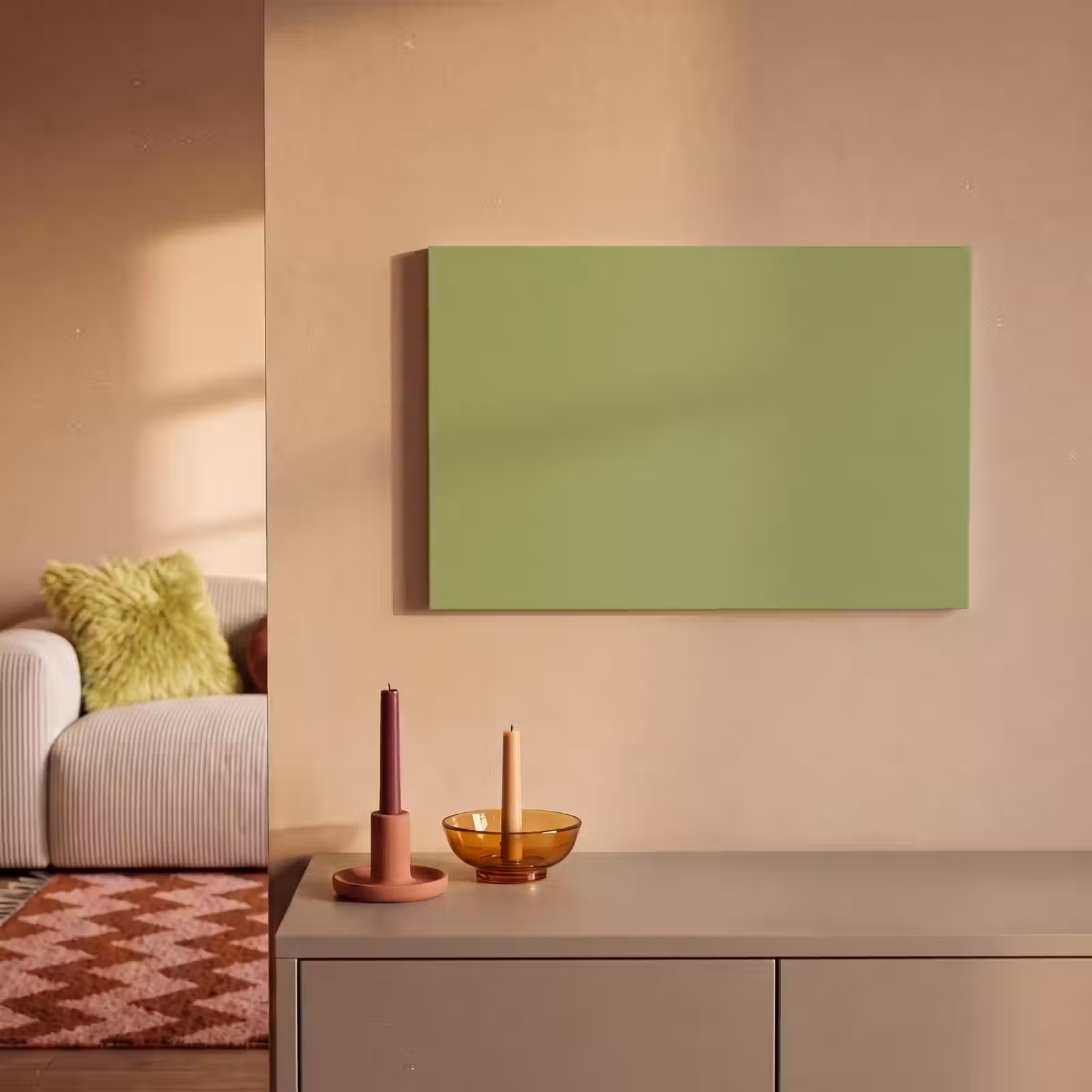 Canvas schilderij - Sage - Green - Groen — 1
