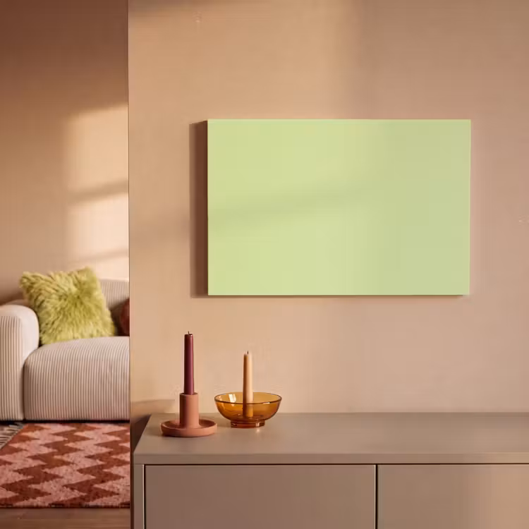 Canvas schilderij - Light - Lime - Groen — 1