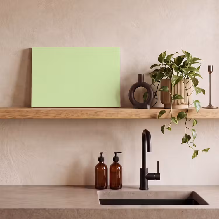 Canvas schilderij - Light - Lime - Groen — 2