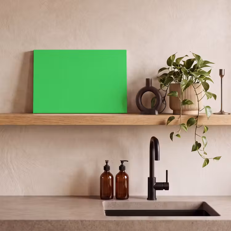 Canvas schilderij - Mint - Green - Groen — 2