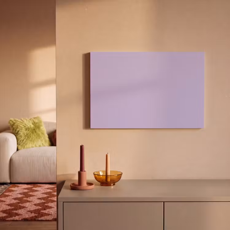 Canvas schilderij - Pastel - Lilac - Paars — 1