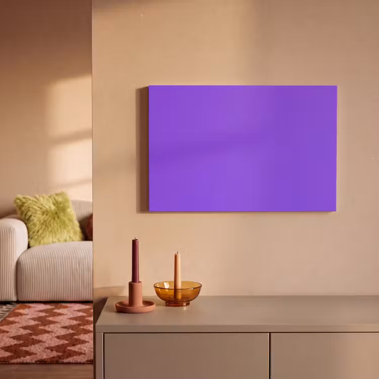 Canvas schilderij - Vivid - Violet - Paars — 1