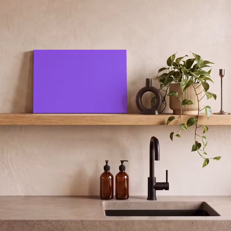 Canvas schilderij - Vivid - Violet - Paars — 2